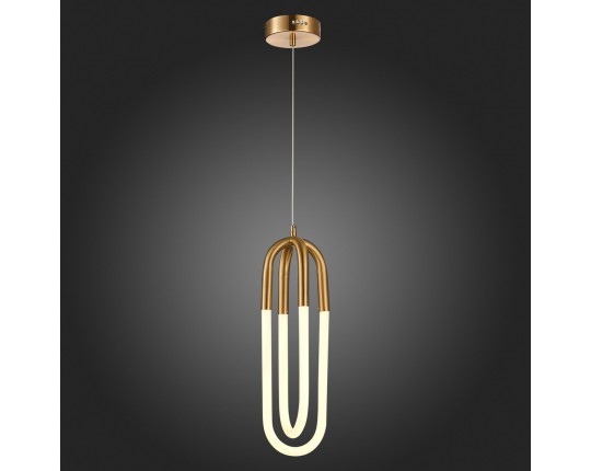 SL1579.303.02 Подвес ST-Luce Латунь/Латунь, Белый LED 2*14W 3000K