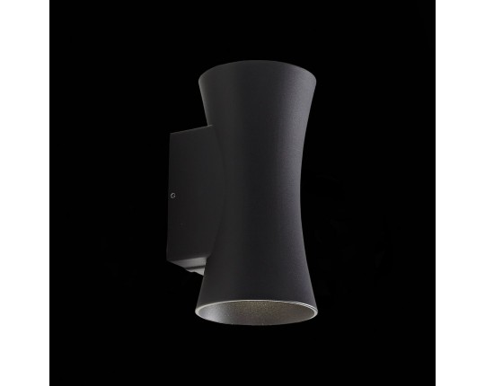 SL088.401.02 Светильник уличный настенный ST-Luce Черный кварцевый LED 2*5W 4000K