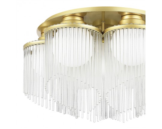 SL1511.202.07 Люстра потолочная ST-Luce Золотистый/Белый E27 7*60W