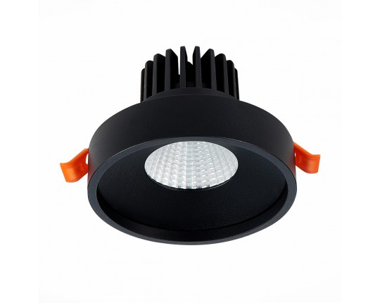 ST751.448.10 Св-к встр. Черный LED 1*10W 4000K 750Lm Ra>90 38° IP20 D100xH75 170-240V