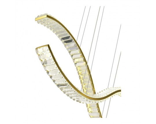 SL6206.303.44 Светильник подвесной ST-Luce Латунь/Прозрачный LED 1*44W 3000K