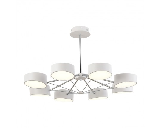 SLE6005-502-08 Светильник потолочный Белый, Хром/Белый LED 8*10W