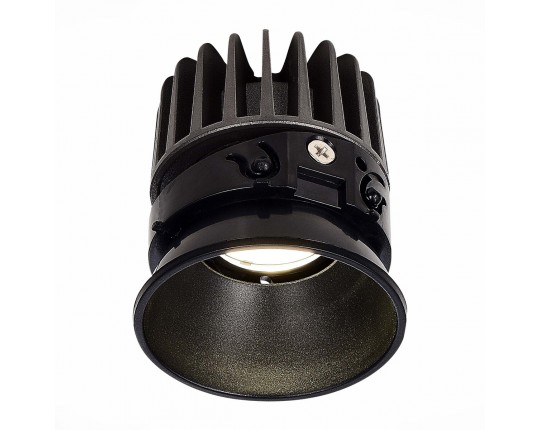 ST851.448.07 Светодиодный модуль Черный LED 1*7W 4000K 560Lm Ra90 36° IP20 D69xH75 220-240V(глянец)