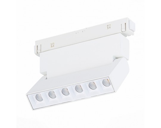 ST364.536.06 Магнитный трековый светильник белый LED 1*6W 3000K 532Lm Ra>80 36° IP20 L120xW22xH108 4