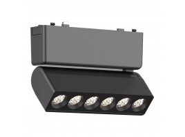 ST675.446.06 Магнитный трековый светильник Черный LED 1*6W 4000K 360Lm Ra>90 IP20 L122xW26xH81 48V