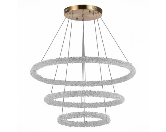 SL6110.203.03 Люстра подвесная ST-Luce Золотистый/Золотистый LED 3*35W 3000 - 6500K