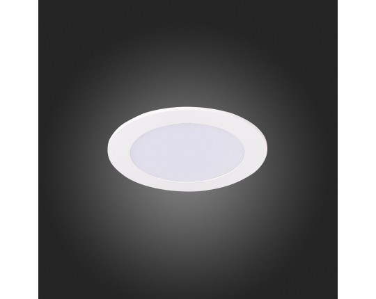 ST209.538.06 Св-к встр. Белый LED 1*6W 3000K 330Lm Ra80 110° IP20 D120xH8 90-265V