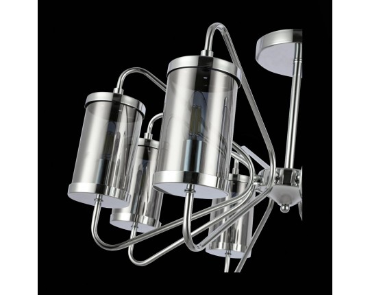 SLE102302-08 Светильник потолочный Хром/Дымчатый E14 8*40W