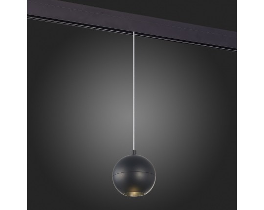 ST354.433.12 Магнитный трековый светильник подвесной Черный LED 1*12W 3000K 750Lm Ra>80 36° IP20 D10