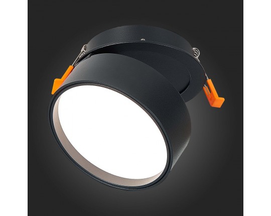 ST651.448.14 Встраиваемый поворотный светильник Черный LED 1*14W 4000K 1 100Lm Ra>90 120° IP20 D105x