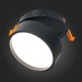 ST651.448.14 Встраиваемый поворотный светильник Черный LED 1*14W 4000K 1 100Lm Ra>90 120° IP20 D105x