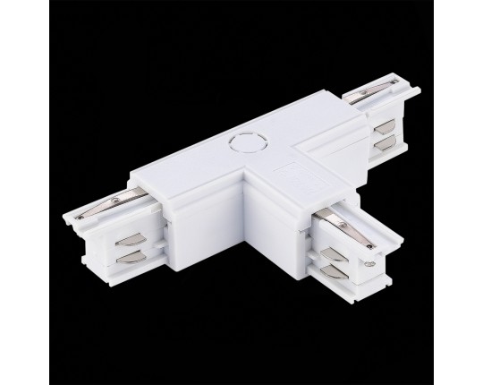 ST030.509.16R1 Т-оБразный токоподвод правый 1 для трехфазного шинопровода ST-Luce Белый