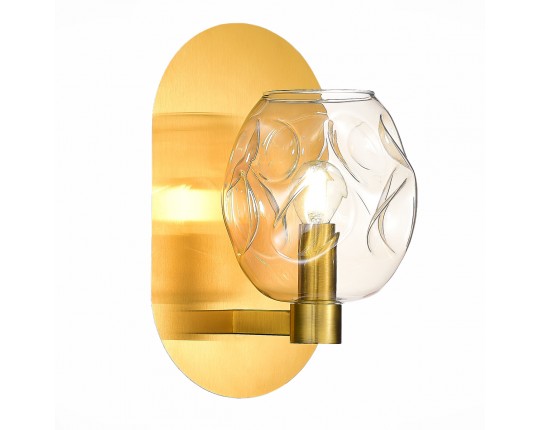 SL1188.301.01 Бра ST-Luce Латунь/Коньячный E14 1*40W