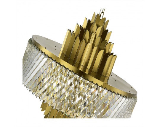 SL1635.303.13 Люстра подвесная ST-Luce Латунь/Прозрачный E14 13*40W