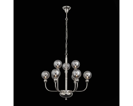 SL552.103.09 Люстра подвесная ST-Luce Никель/Дымчатый G9 9*5W