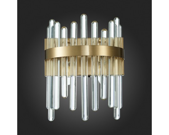 SL1167.301.02 Бра ST-Luce Латунь/Латунь, Прозрачный E14 2*40W