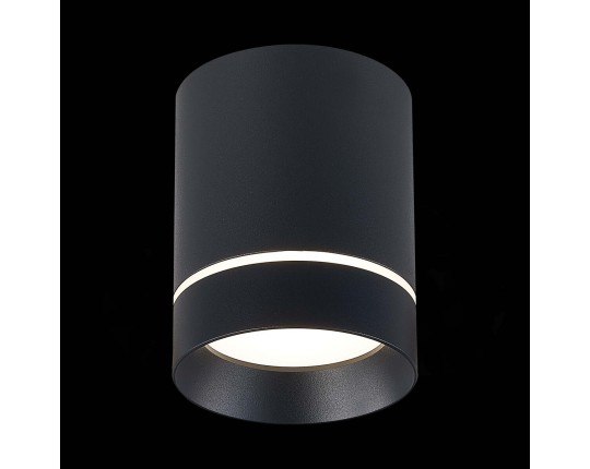 ST115.442.12 Светильник потолочный Черный LED 1*12W 4000K 840Lm Ra>90 120° IP20 D79xH100 170-240V