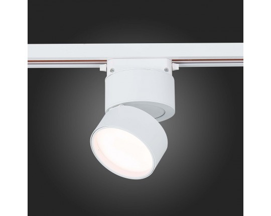 ST651.536.09 Св-к трек. Белый LED 1*9W 3000K 720Lm Ra>90 120° IP20 D85xH122 170-240VV