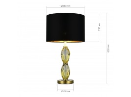 SL1759.304.01 Прикроватная лампа ST-Luce Латунь/Черный E27 1*40W