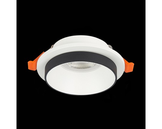 ST206.508.01 Св-к встр. Белый GU10 1*50W  D92xH38 220V Без ламп