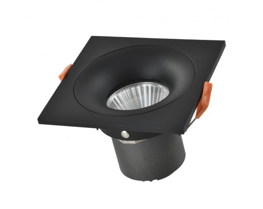 ST259.438.10 Св-к встр. Черный LED 1*10W 3000K 700Lm Ra>90 60° IP44 L100xW100xH66 85-265V