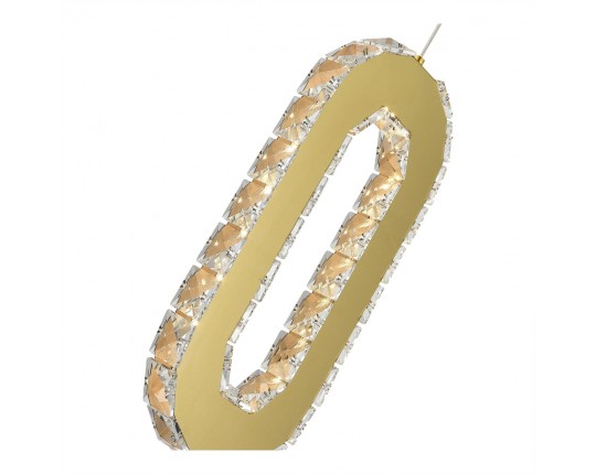 SL6506.203.01 Светильник подвесной ST-Luce Золотистый/Золотистый, Прозрачный LED 1*9W 3000K