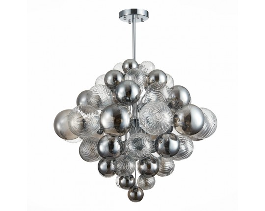 SL1124.103.29 Люстра подвесная ST-Luce Хром/Дымчатый, Прозрачный G9 29*5W 4000K