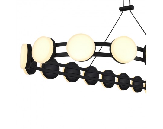 SL6610.403.26 Светильник подвесной ST-Luce черный/белый LED 1*50W 4000K