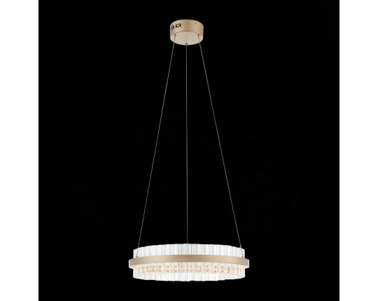SL383.203.01 Светильник подвесной ST-Luce Золотистый/Золотистый, Прозрачный LED 1*34W 3000K