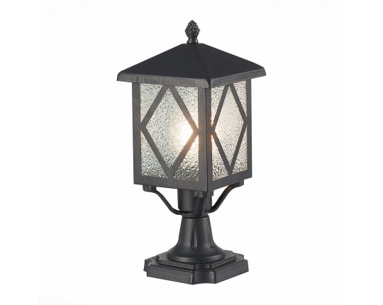 SL084.405.01 Светильник уличный наземный ST-Luce Черный/Черный, Прозрачный E27 1*60W