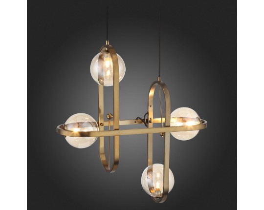 SL1201.203.04 Светильник подвесной ST-Luce Бронзовый/Коньячный G9 4*5W