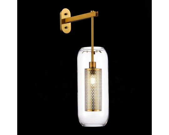 SL1048.301.01 Бра ST-Luce Латунь/Прозрачный E14 1*40W