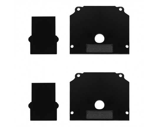 ST047.489.02 Торцевая заглушка (внешняя и внутрення 2+2шт)  ST-Luce Черный