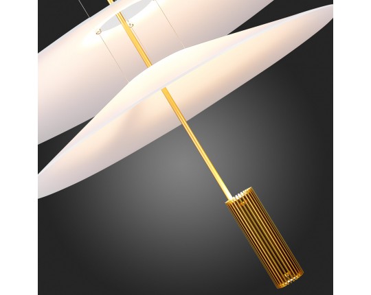 SL6101.223.01 Люстра подвесная ST-Luce Золотистый/Белый LED 1*15W 3000K