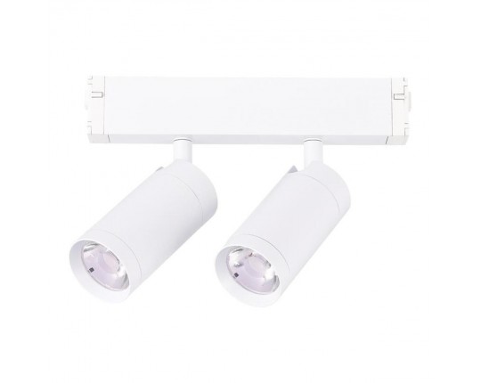 ST660.586.20 Св-к трек. Белый LED 2*10W 2700K-6000K 1 065Lm Ra>90 36° IP20 D50xH41 220V