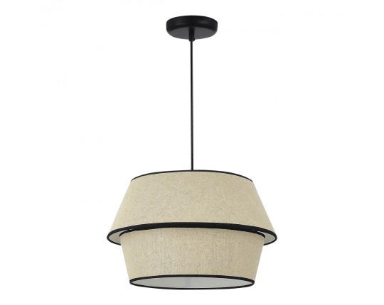 SL1354.413.01 Светильник подвесной ST-Luce Черный/Бежевый, Черный E27 1*40W