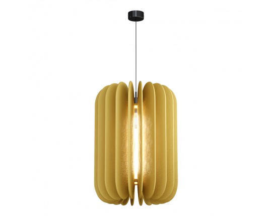 SL3004.443.01 Светильник подвесной ST-Luce Черный/Желтый E27 1*60W