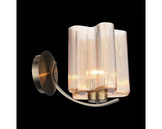 SL117.301.01 Бра ST-Luce Бронзовый/Янтарный E27 1*60W