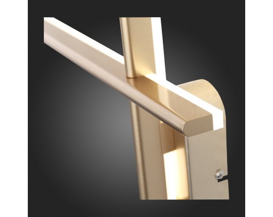 SL394.201.02 Светильник настенный ST-Luce Матовое золото/Белый LED 2*10W 4000K