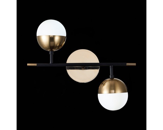 SL1507.421.02 Бра ST-Luce Черный/Белый, Золотистый G9 2*5W 4000K