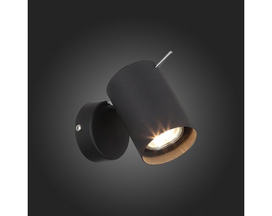 SL597.401.01 Спот ST-Luce Черный, Хром/Черный GU10 LED 1*3W