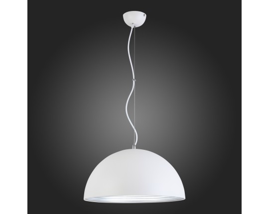 SL279.503.01 Светильник подвесной ST-Luce Белый/Белый, Серебристый E27 1*60W