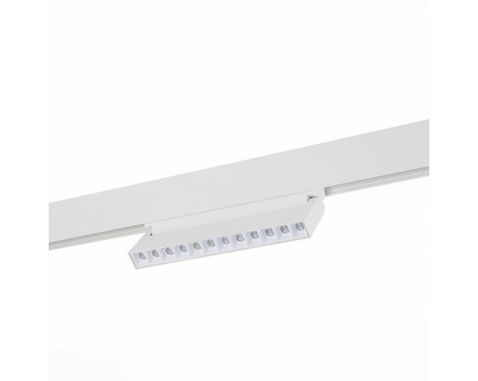 ST364.546.12 Магнитный трековый светильник белый LED 1*12W 4000K 1 009Lm Ra>80 36° IP20 L219xW22xH10