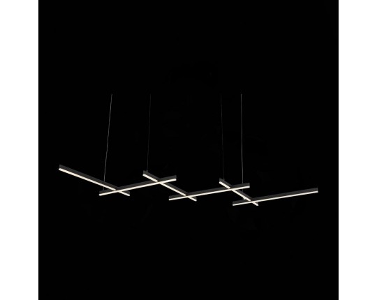 SL394.403.06 Люстра подвесная ST-Luce Черный/Белый LED 6*14W 4000K