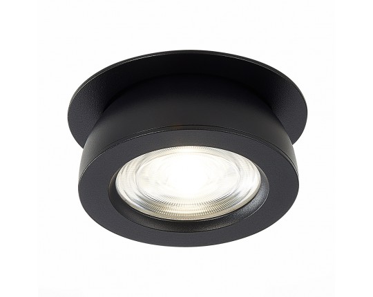ST654.438.10 Св-к встр. Черный LED 1*10W 3000K 850Lm Ra>90 38° IP20 D109xH60 180-240V