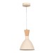 SLE1256-503-01 Светильник подвесной Бежевый/Бежевый, Светлое дерево, Золотистый E14 1*40W