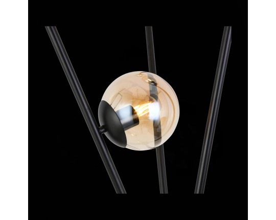 SL549.505.03 Торшер ST-Luce Черный/Коньячный E27 3*40W