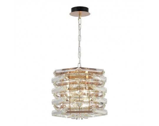 SL6137.203.04 Светильник подвесной ST-Luce медь/прозрачный E14 4*40W