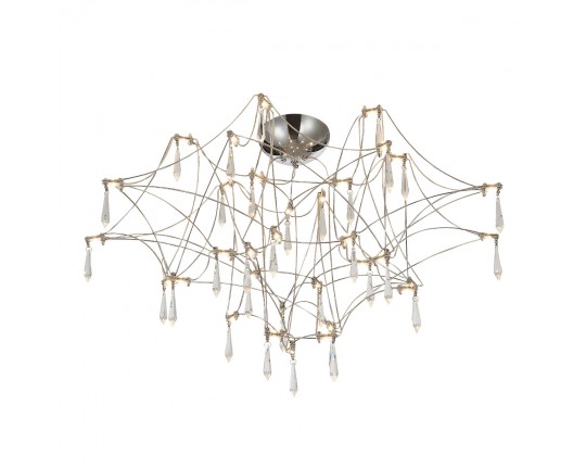 SL6601.102.78 Светильник потолочный ST-Luce Хром/Прозрачный LED 78*0,35W 3000K