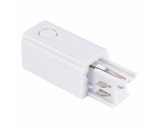 ST030.509.10L Левый Токоподвод для трехфазного шинопровода ST-Luce Белый